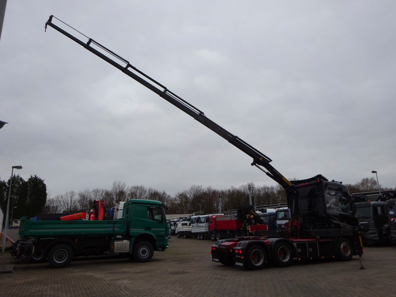 Crane truck, Tractor unit Scania R650 V8 SZM + PK19001SLD Kran Scania R650 V8 SZM + PK19001SLD Kran: picture 7