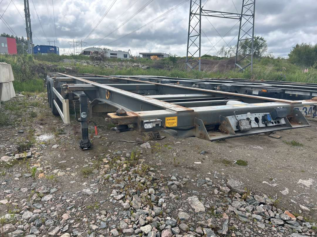 2008 Container henger TRACON CONT SEMI. EU-godkjent - Container transporter/ Swap body semi-trailer: picture 2 2008 Container henger TRACON CONT SEMI. EU-godkjent - Container transporter/ Swap body semi-trailer: picture 2