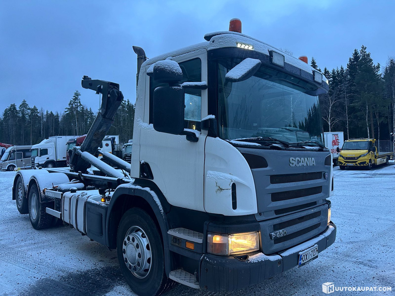 Scania P420, 2006, 1,180,000 km, Pirkkala - Hook lift truck: picture 4 Scania P420, 2006, 1,180,000 km, Pirkkala - Hook lift truck: picture 4