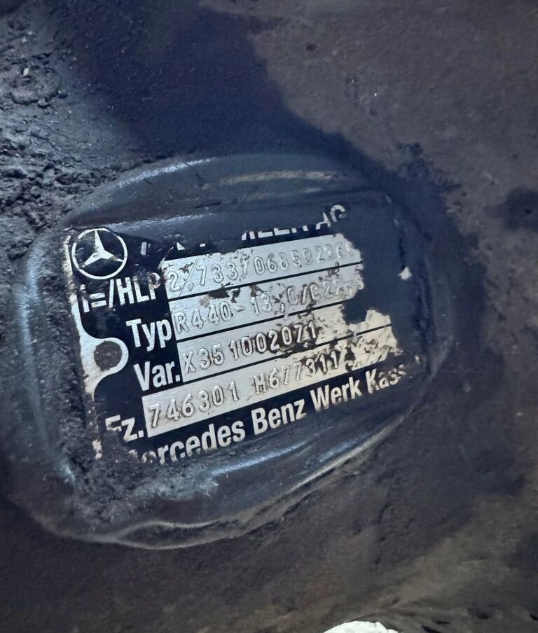 Mercedes-Benz ACTROS MP 4 2,733 R440-13 truck - Rear axle for Truck: picture 2 Mercedes-Benz ACTROS MP 4 2,733 R440-13 truck - Rear axle for Truck: picture 2