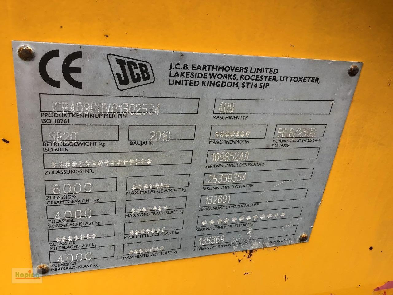JCB 409 - Wheel loader: picture 5 JCB 409 - Wheel loader: picture 5