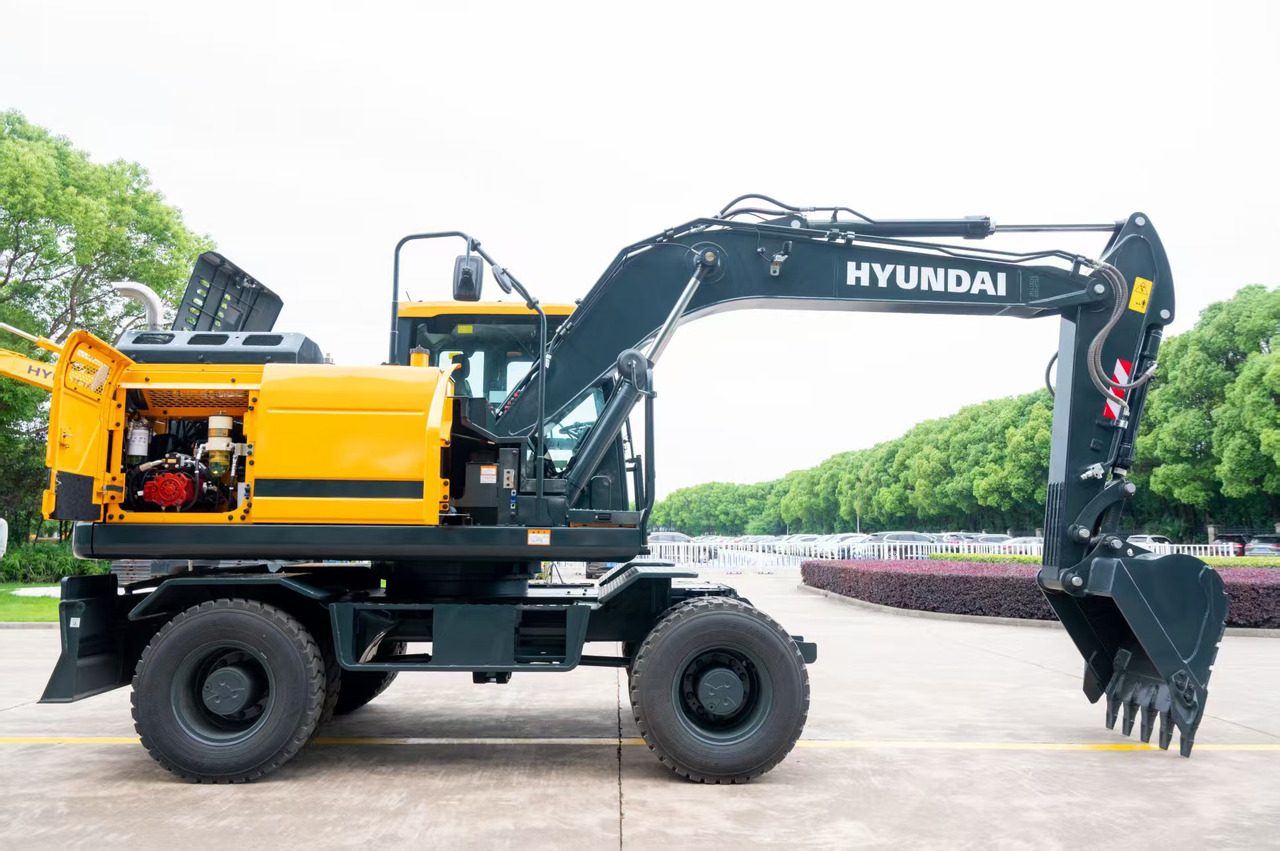 New Wheel excavator HYUNDAI HW155: picture 8