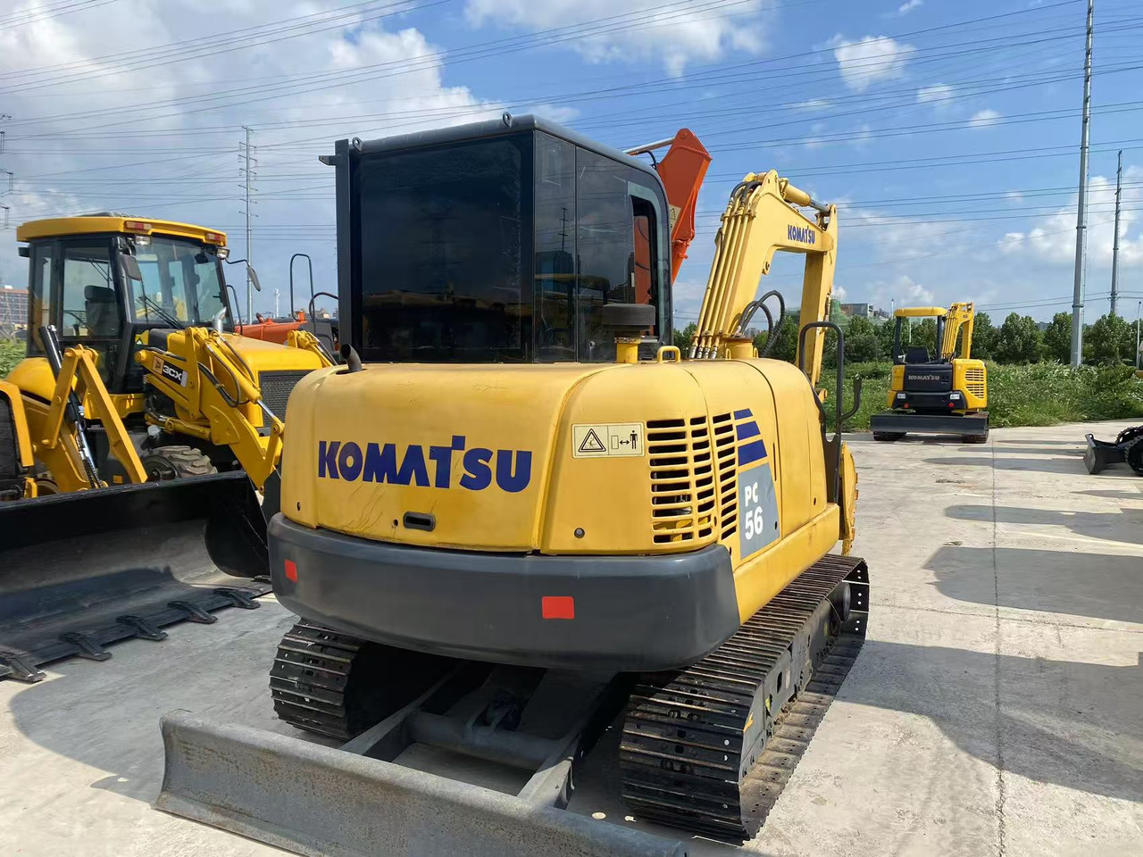 KOMATSU PC56-7 - Mini excavator: picture 3 KOMATSU PC56-7 - Mini excavator: picture 3