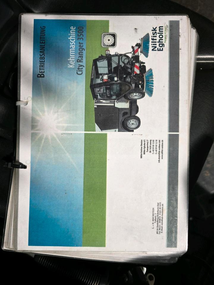 Road sweeper Nilfisk City Ranger 3500 Kehrmaschine Straßenkehrmaschine mit Schmidt Bediendisplay Hako Kehreinheit: picture 15