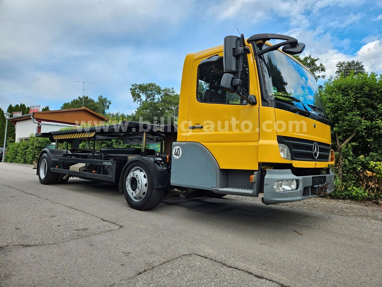 Mercedes-Benz Kamag * WBH 25 * Wiesel * Umsetzer * Sattelkupp. - Container transporter/ Swap body truck: picture 1 Mercedes-Benz Kamag * WBH 25 * Wiesel * Umsetzer * Sattelkupp. - Container transporter/ Swap body truck: picture 1