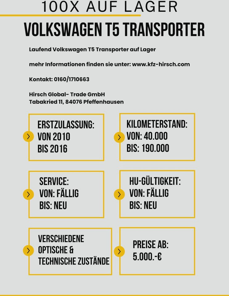 Volkswagen T5 Transporter 2.0TDI EU5*2xSchiebetüre*1.Hand* - Passenger van: picture 4 Volkswagen T5 Transporter 2.0TDI EU5*2xSchiebetüre*1.Hand* - Passenger van: picture 4