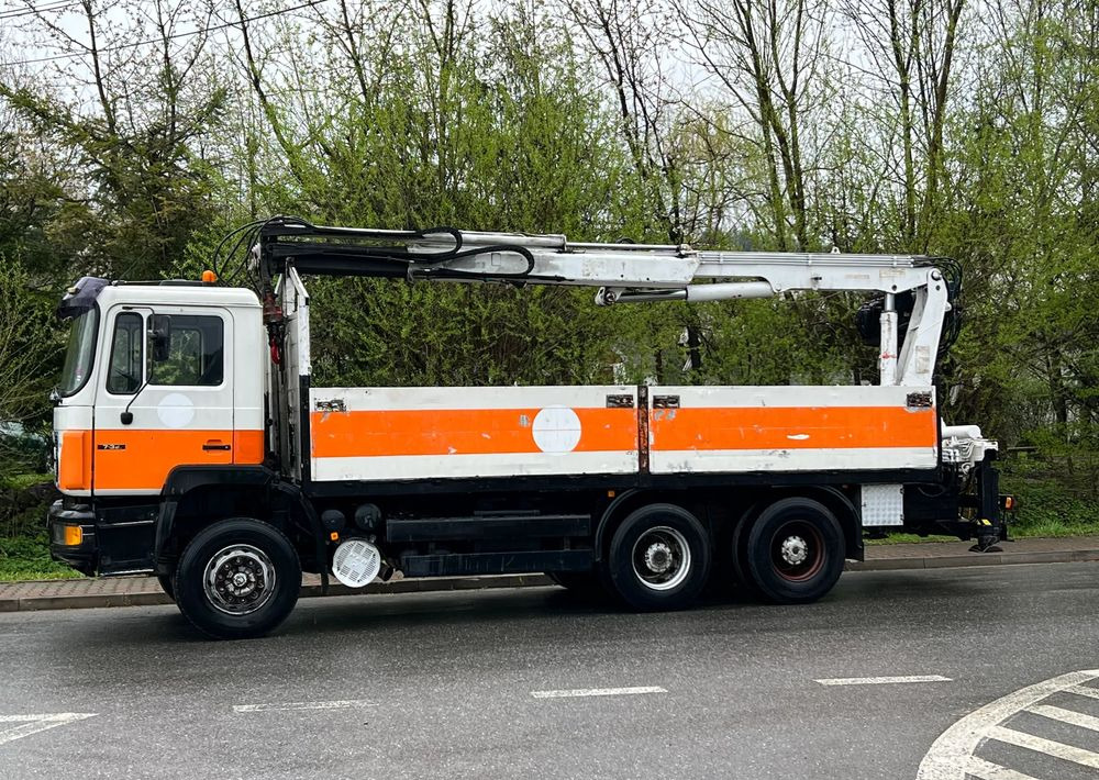 Dropside/ Flatbed truck, Crane truck MAN * 27-322 MAN 6x4 * HDS ATLAS 140 *: picture 15