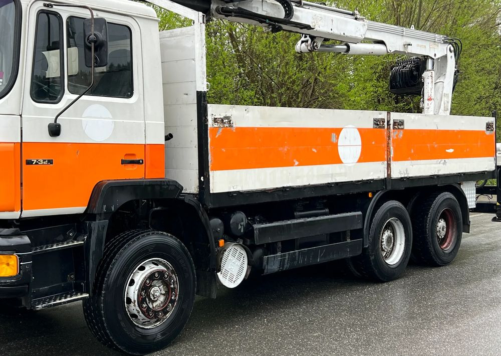 Dropside/ Flatbed truck, Crane truck MAN * 27-322 MAN 6x4 * HDS ATLAS 140 *: picture 13