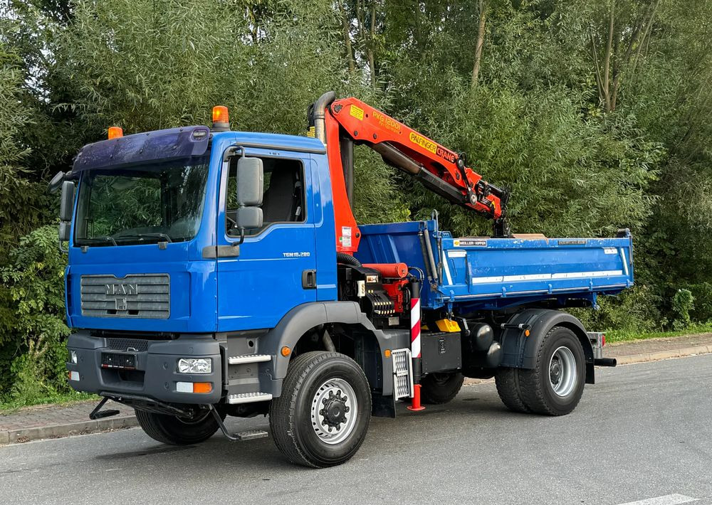 Tipper MAN * MAN 18 280 * Kiper Wywrotka * 4x4 * HDS Palfinger  120 STAN BARDZO DOBRY * Sprowadzony: picture 12
