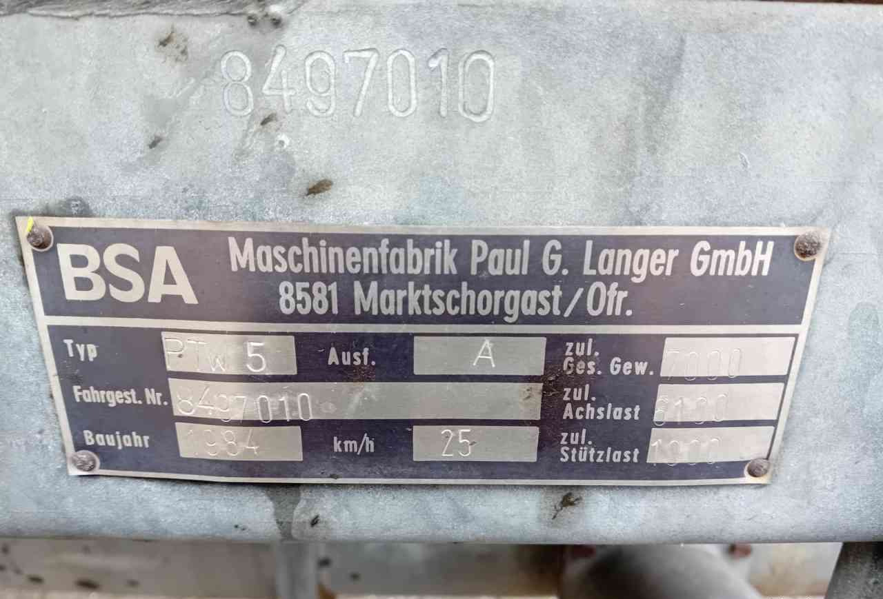 BSA Duport PTW5 mesttank, pomptankwagen, mestverwerking - Slurry tanker: picture 5 BSA Duport PTW5 mesttank, pomptankwagen, mestverwerking - Slurry tanker: picture 5