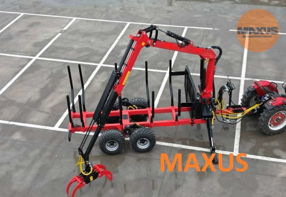 Лісовий причіп MAXUS 1400 + Кран 780 - Forestry trailer: picture 3 Лісовий причіп MAXUS 1400 + Кран 780 - Forestry trailer: picture 3