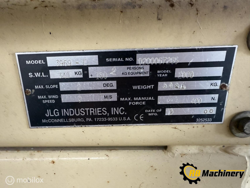 Onbekend merken JLG 3969 - Forklift: picture 3 Onbekend merken JLG 3969 - Forklift: picture 3