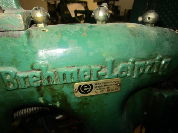 BREHMER LEIPZIG - Printing machinery: picture 4 BREHMER LEIPZIG - Printing machinery: picture 4