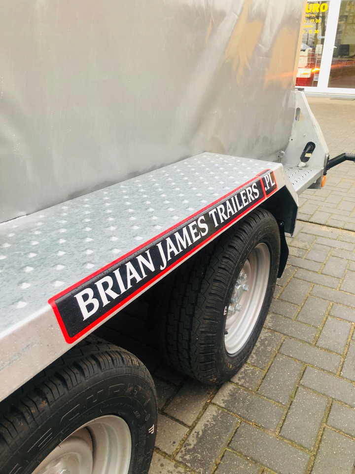 PRZYCZEPA LAWETA DO MINIKOPARKI ŻURAWIA Z PLANDEKĄ / MINI EXCAVATOR CRANE TRANSPORTER TRAILER WITH TARPAULIN - Plant trailer: picture 4 PRZYCZEPA LAWETA DO MINIKOPARKI ŻURAWIA Z PLANDEKĄ / MINI EXCAVATOR CRANE TRANSPORTER TRAILER WITH TARPAULIN - Plant trailer: picture 4