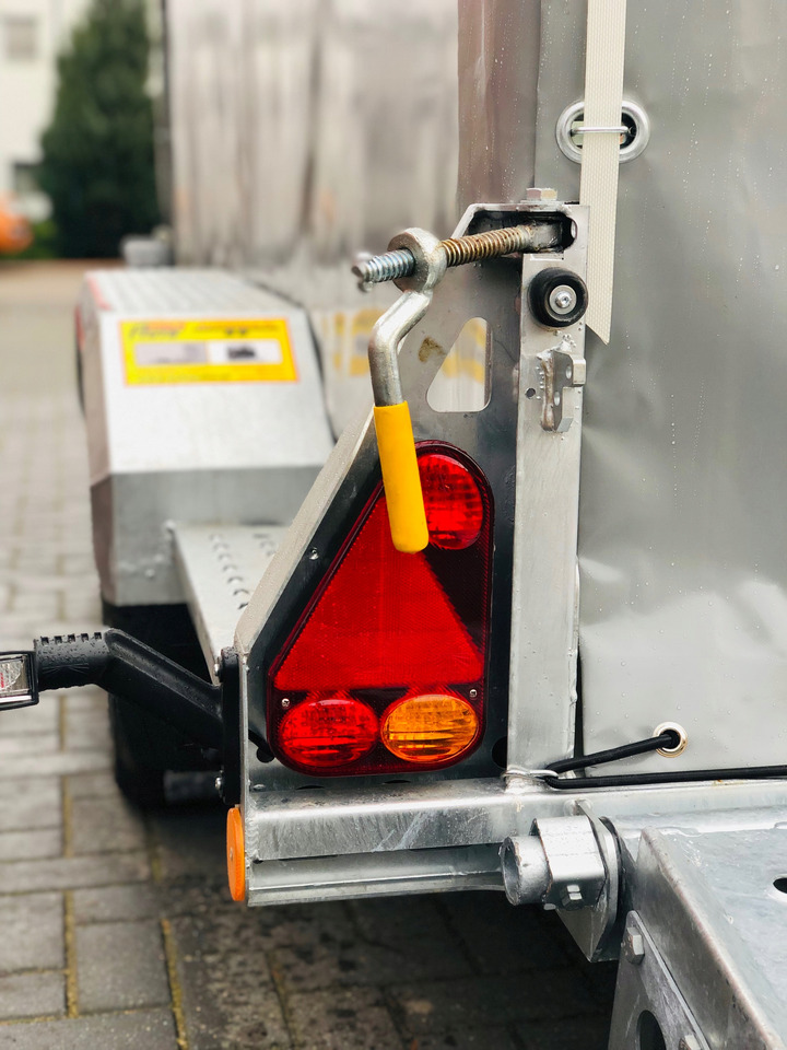 PRZYCZEPA LAWETA DO MINIKOPARKI ŻURAWIA Z PLANDEKĄ / MINI EXCAVATOR CRANE TRANSPORTER TRAILER WITH TARPAULIN - Plant trailer: picture 5 PRZYCZEPA LAWETA DO MINIKOPARKI ŻURAWIA Z PLANDEKĄ / MINI EXCAVATOR CRANE TRANSPORTER TRAILER WITH TARPAULIN - Plant trailer: picture 5