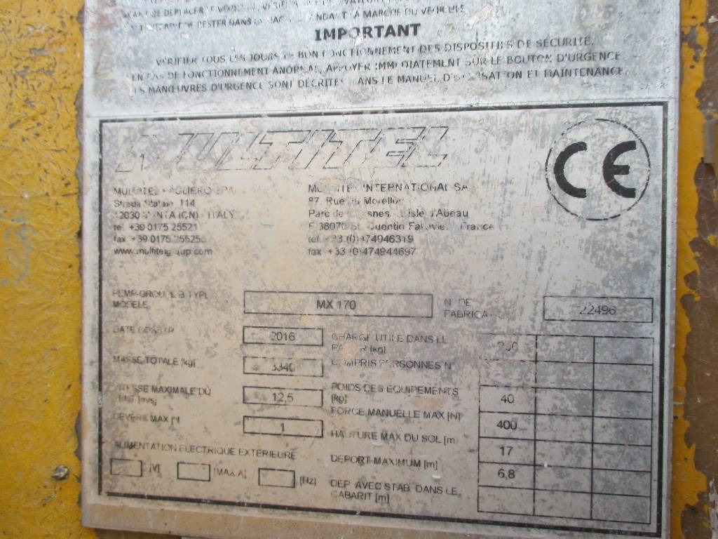 Truck mounted aerial platform Multitel MX 170: picture 16 Truck mounted aerial platform Multitel MX 170: picture 16