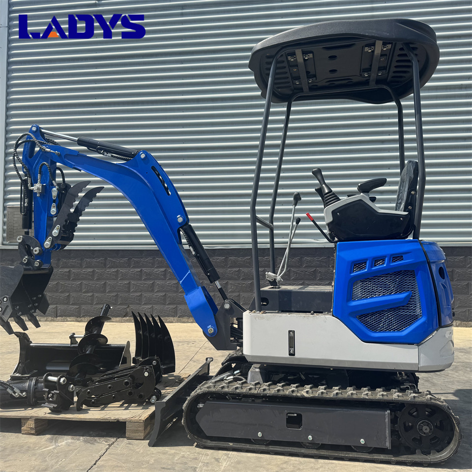 LADYS DY18Mini Excavator Digger Miniexcavadora EPA Kubota Engine Mini Excavator For Sale With Mini Excavator Attachment Set - Crawler excavator: picture 1 LADYS DY18Mini Excavator Digger Miniexcavadora EPA Kubota Engine Mini Excavator For Sale With Mini Excavator Attachment Set - Crawler excavator: picture 1