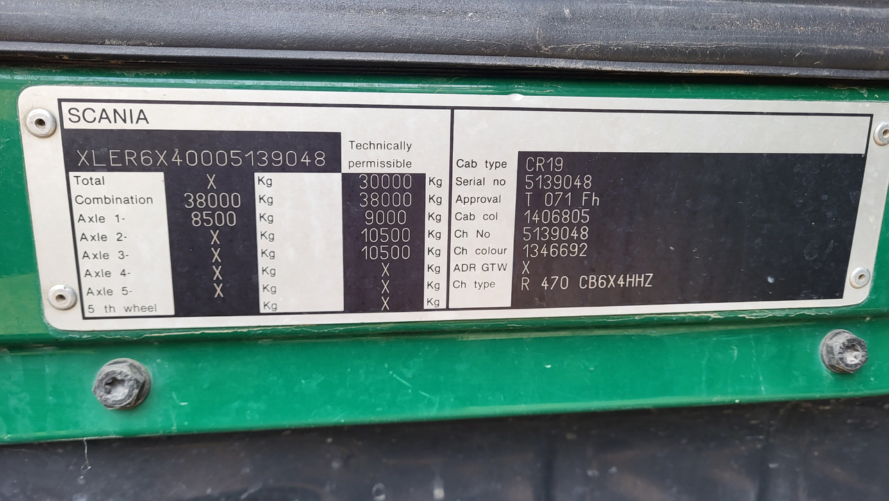 Leasing of SCANIA R 470 6X4 SCANIA R 470 6X4: picture 22 Leasing of SCANIA R 470 6X4 SCANIA R 470 6X4: picture 22