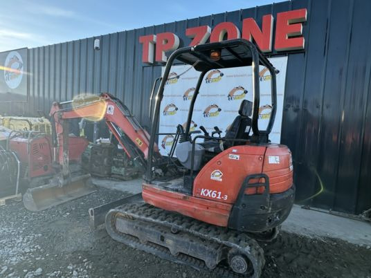 Mini excavator Kubota KX61-3 à 18 500 € HT: picture 8 Mini excavator Kubota KX61-3 à 18 500 € HT: picture 8