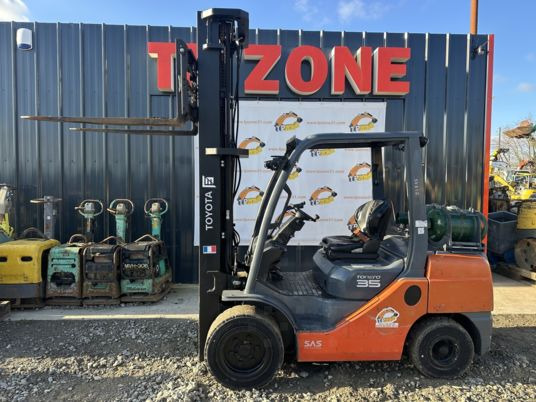 Toyota Tonero 35 à 19900 Euros HT - LPG forklift: picture 4 Toyota Tonero 35 à 19900 Euros HT - LPG forklift: picture 4