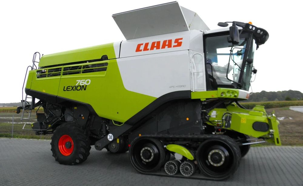Claas Lexion 760 Terra Trac 2015 Rok, 1900 motgodzin, Heder V 930 2019 Rok, Najbogatsza Wersja, Nie Malowany, Stan Idealny - Combine harvester: picture 1 Claas Lexion 760 Terra Trac 2015 Rok, 1900 motgodzin, Heder V 930 2019 Rok, Najbogatsza Wersja, Nie Malowany, Stan Idealny - Combine harvester: picture 1