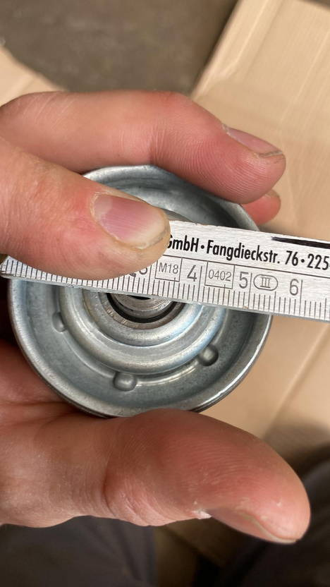 Diversen NEU 2700 Stück Tragrolle Rolle Rollex 55mm Rollbahn 600mm - Spare parts: picture 2 Diversen NEU 2700 Stück Tragrolle Rolle Rollex 55mm Rollbahn 600mm - Spare parts: picture 2