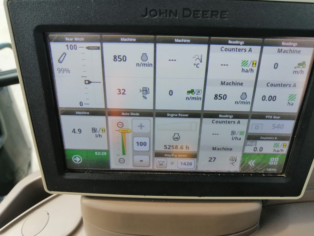 Farm tractor John Deere 6195R 4WD, Auto Trac + Activare !!! TOP !!!: picture 9