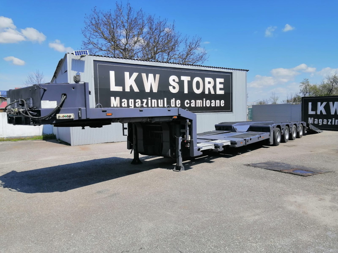 Langendorf Trailer-Tiefbett, 4 Axe, 59 to, extension, TOP !!! - Low loader semi-trailer: picture 5 Langendorf Trailer-Tiefbett, 4 Axe, 59 to, extension, TOP !!! - Low loader semi-trailer: picture 5