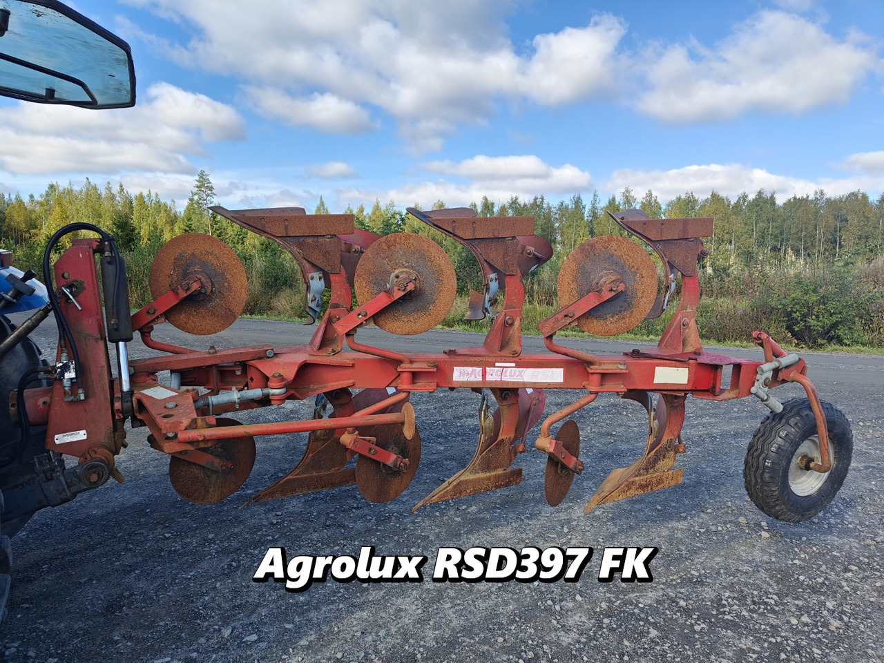 Agrolux RSD397FK kääntöaura 3-siipinen kuorimet ja kiekkoleikkurit, katso video! - Plow: picture 1 Agrolux RSD397FK kääntöaura 3-siipinen kuorimet ja kiekkoleikkurit, katso video! - Plow: picture 1