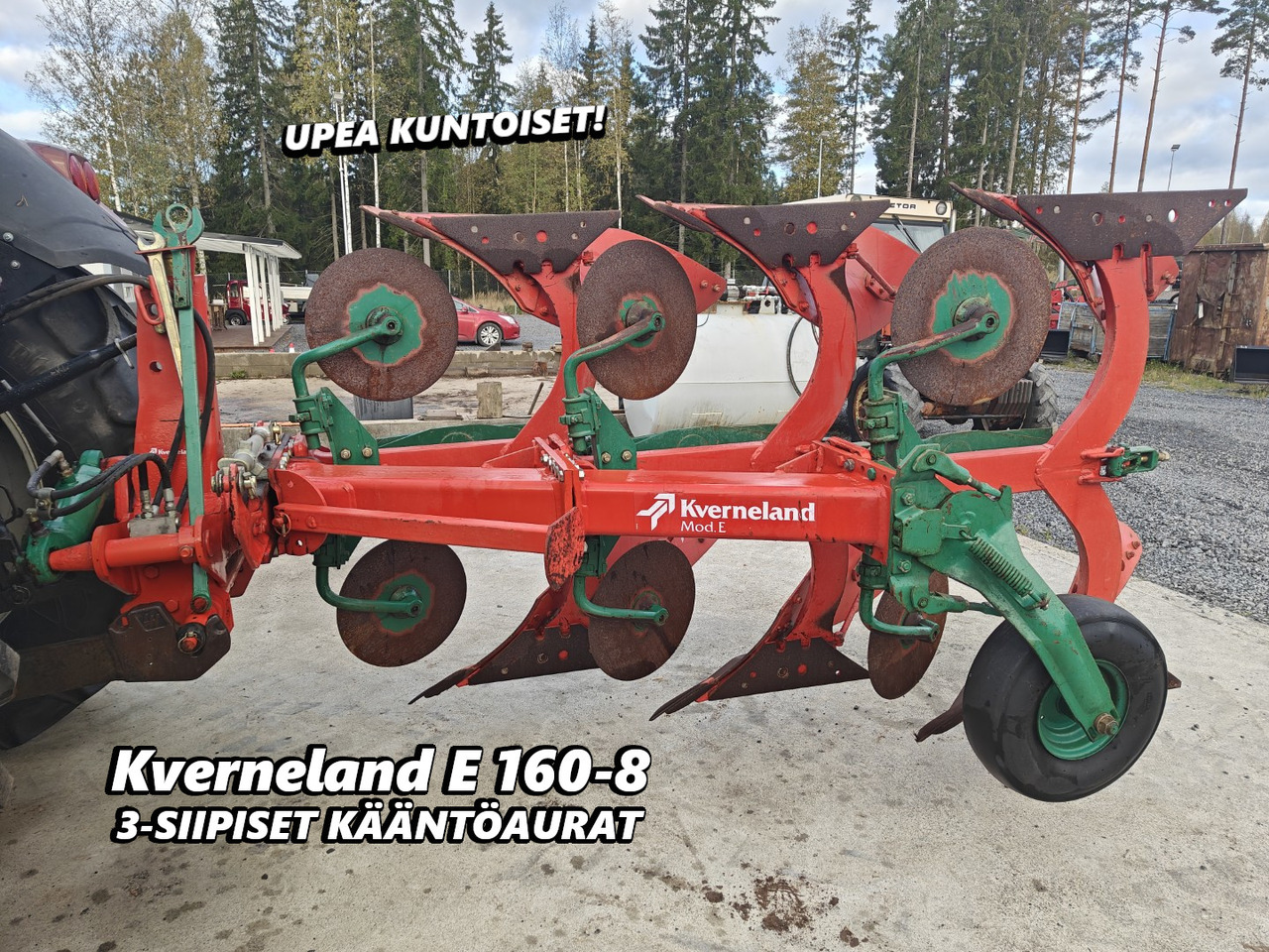 KVERNELAND E 160-8 - 3-siipinen paluuaura - Plow: picture 1 KVERNELAND E 160-8 - 3-siipinen paluuaura - Plow: picture 1