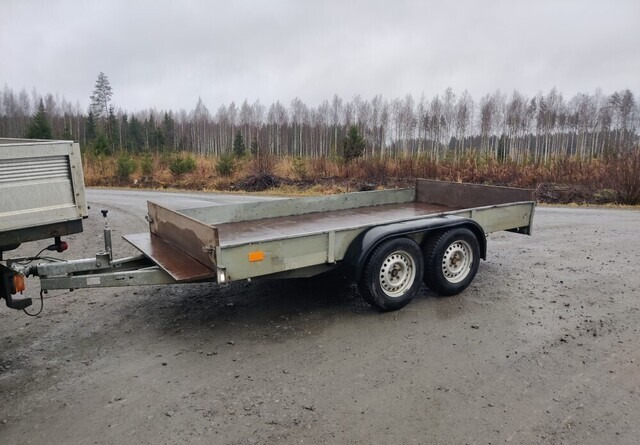 Kärppä Teliperäkärry jarrullinen - Dropside/ Flatbed trailer: picture 2 Kärppä Teliperäkärry jarrullinen - Dropside/ Flatbed trailer: picture 2
