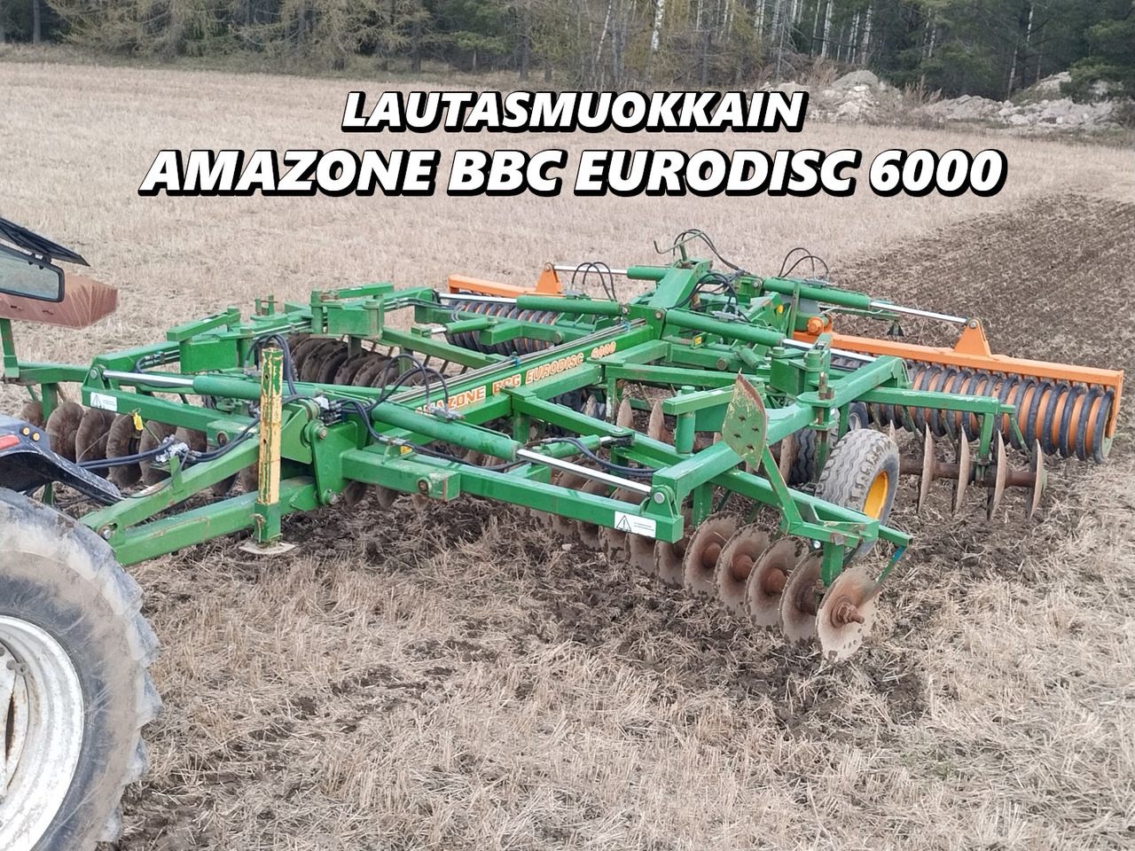 Lautasmuokkain Amazone BBG Eurodisc 6000 Hinattava ja taittuva, katso video! - Disc harrow: picture 1 Lautasmuokkain Amazone BBG Eurodisc 6000 Hinattava ja taittuva, katso video! - Disc harrow: picture 1