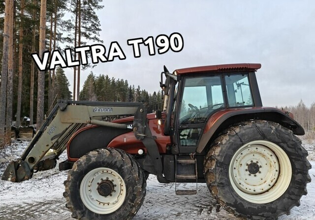Valtra T190 HiTech etukuormaajalla - Farm tractor: picture 1 Valtra T190 HiTech etukuormaajalla - Farm tractor: picture 1