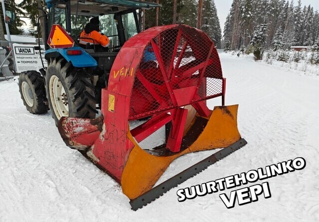 Vepi Suurteholinko -  230cm - VIDEO - Snow blower for Agricultural machinery: picture 1 Vepi Suurteholinko -  230cm - VIDEO - Snow blower for Agricultural machinery: picture 1