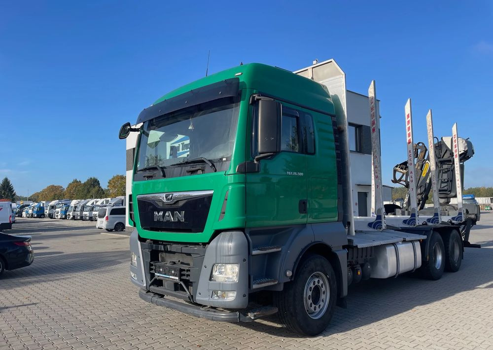 MAN TGX 26.500, 6x4, HDS EPSILOM M12Z, do transportu drewna. - Log truck, Crane truck: picture 2 MAN TGX 26.500, 6x4, HDS EPSILOM M12Z, do transportu drewna. - Log truck, Crane truck: picture 2