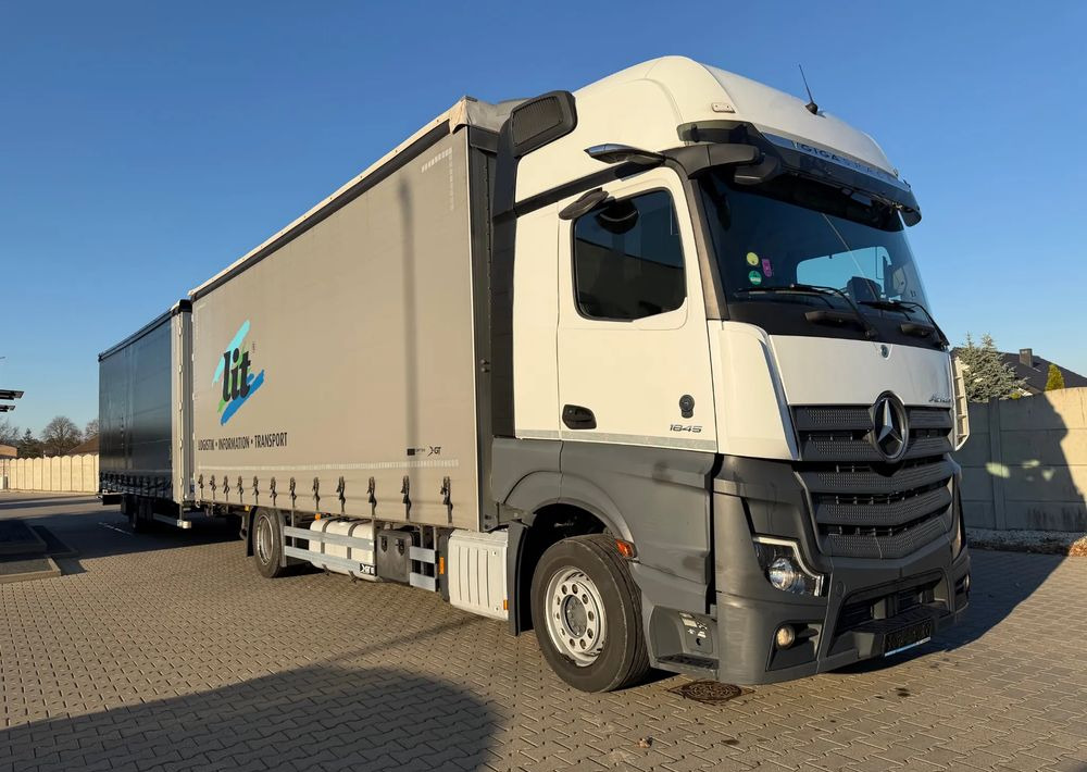 Mercedes-Benz ACTROS 1845 Zestaw przestrzenny przejazdowy120m3 - Curtainsider truck: picture 4 Mercedes-Benz ACTROS 1845 Zestaw przestrzenny przejazdowy120m3 - Curtainsider truck: picture 4