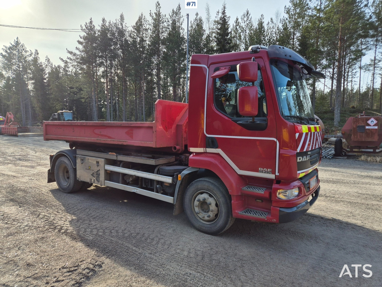 DAF LF55 Hook pallet - Hook lift truck: picture 5 DAF LF55 Hook pallet - Hook lift truck: picture 5