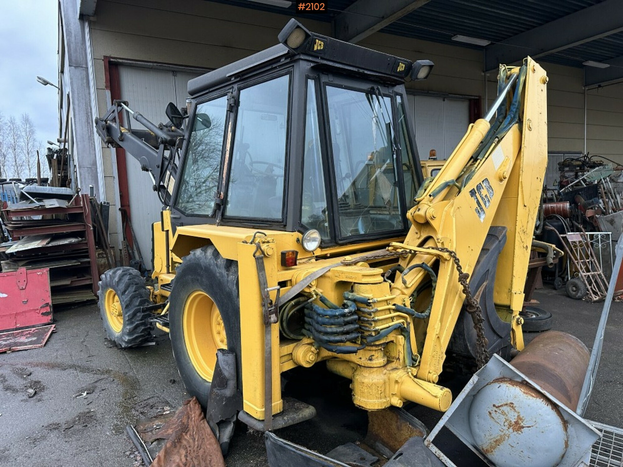 Backhoe loader JCB 3D-4 Rep. object - Farm tractor: picture 3 Backhoe loader JCB 3D-4 Rep. object - Farm tractor: picture 3