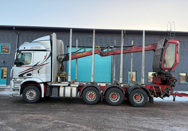 Mercedes-BenzArocs 8x4 Nosturilla! - Log truck, Crane truck: picture 2 Mercedes-BenzArocs 8x4 Nosturilla! - Log truck, Crane truck: picture 2