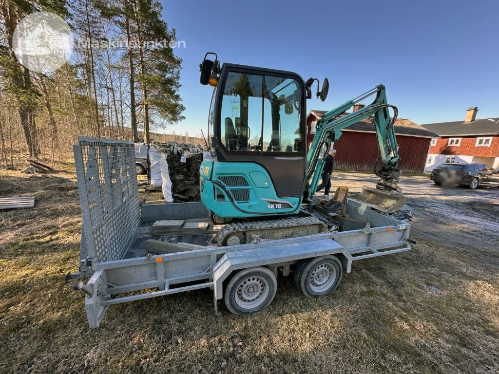 Kobelco SK 18 Med vagn! - Mini excavator: picture 4 Kobelco SK 18 Med vagn! - Mini excavator: picture 4