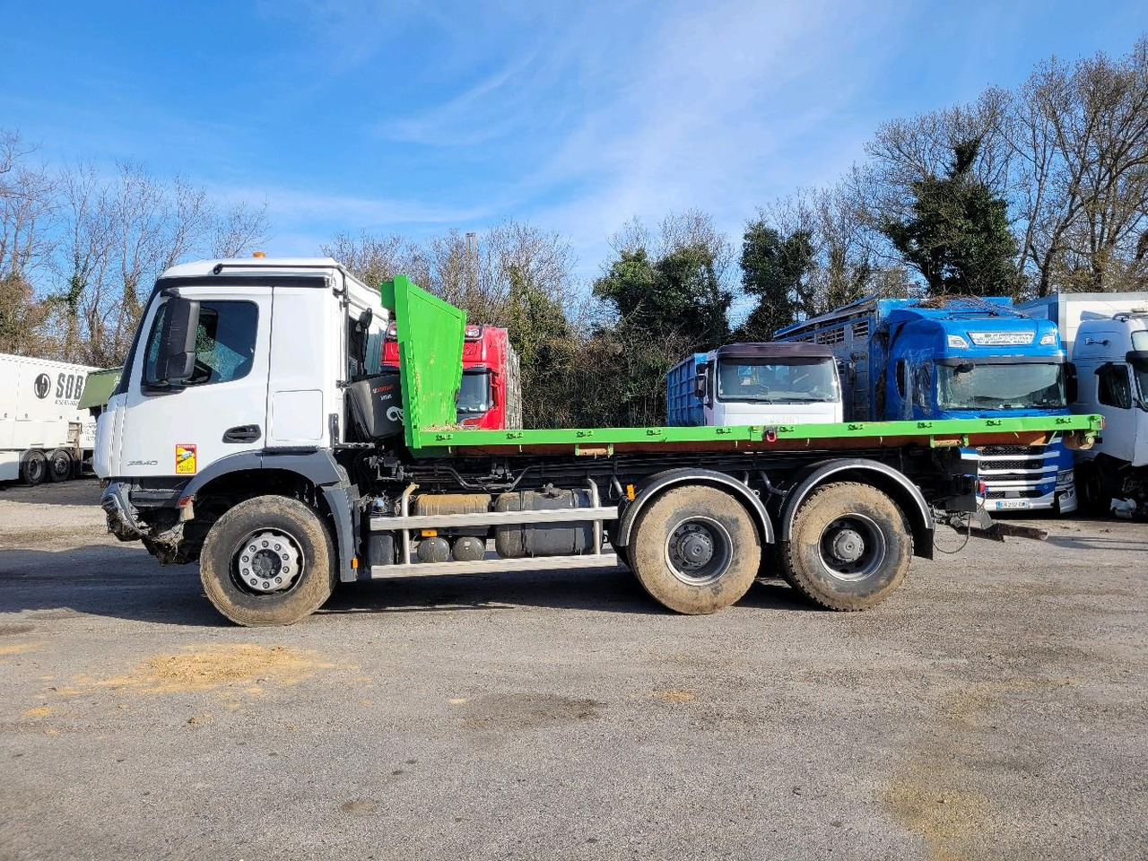 Dropside/ Flatbed truck MERCEDES AROCS 2640   6X4: picture 8