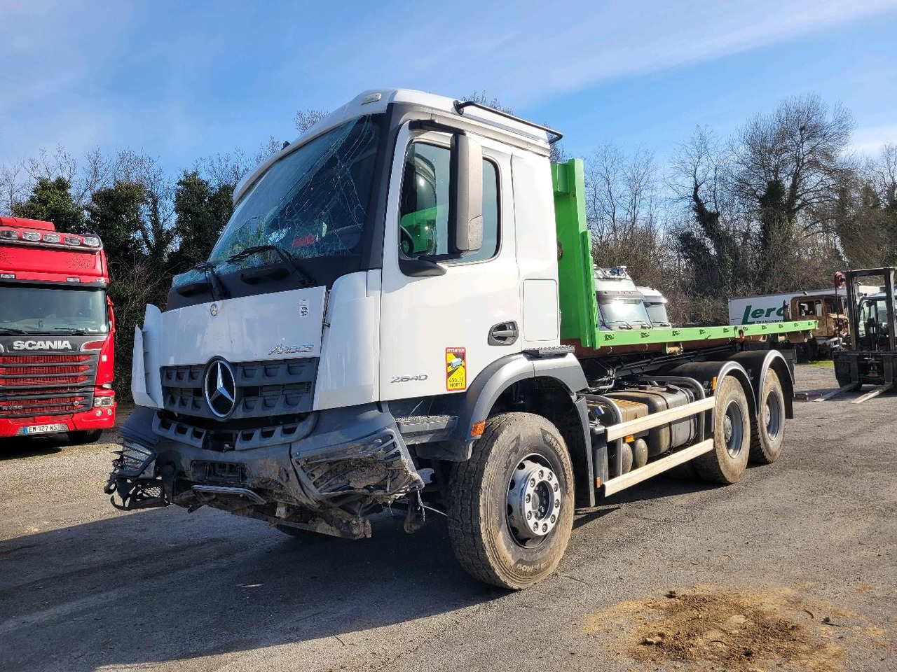 Dropside/ Flatbed truck MERCEDES AROCS 2640   6X4: picture 9