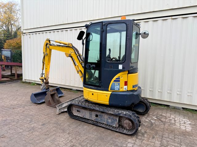 Komatsu PC26MR-3 / 2020 BJ / 2 x Löffel - Mini excavator: picture 3 Komatsu PC26MR-3 / 2020 BJ / 2 x Löffel - Mini excavator: picture 3