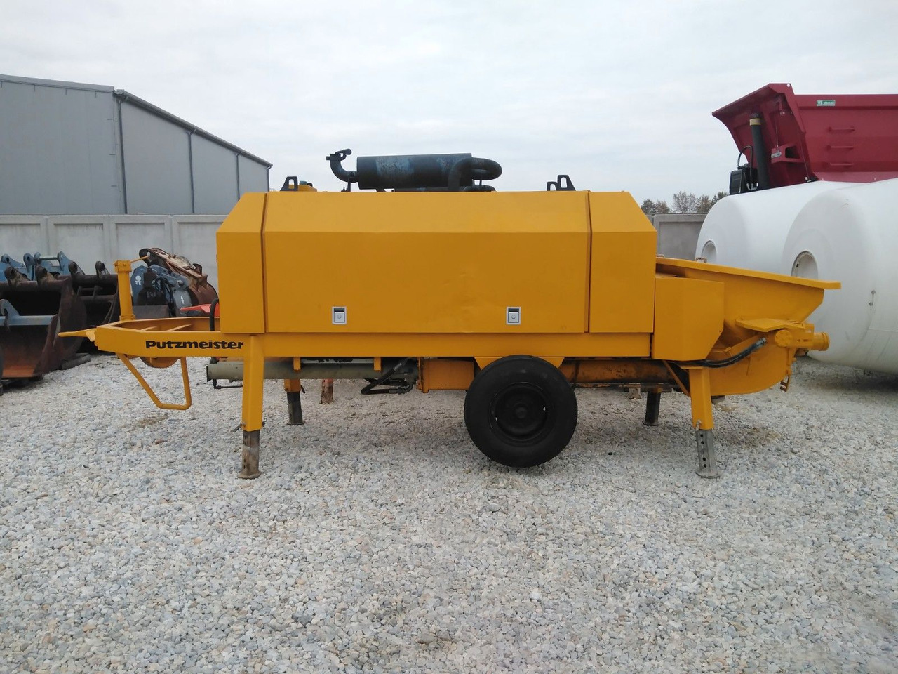 PUTZMEISTER BSA 1407 D - Concrete pump truck: picture 1 PUTZMEISTER BSA 1407 D - Concrete pump truck: picture 1