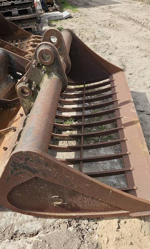Łyżka ażurowa do koparki przesiewająca 180 cm sworznie 60mm - Sorting bucket for Construction machinery: picture 3 Łyżka ażurowa do koparki przesiewająca 180 cm sworznie 60mm - Sorting bucket for Construction machinery: picture 3