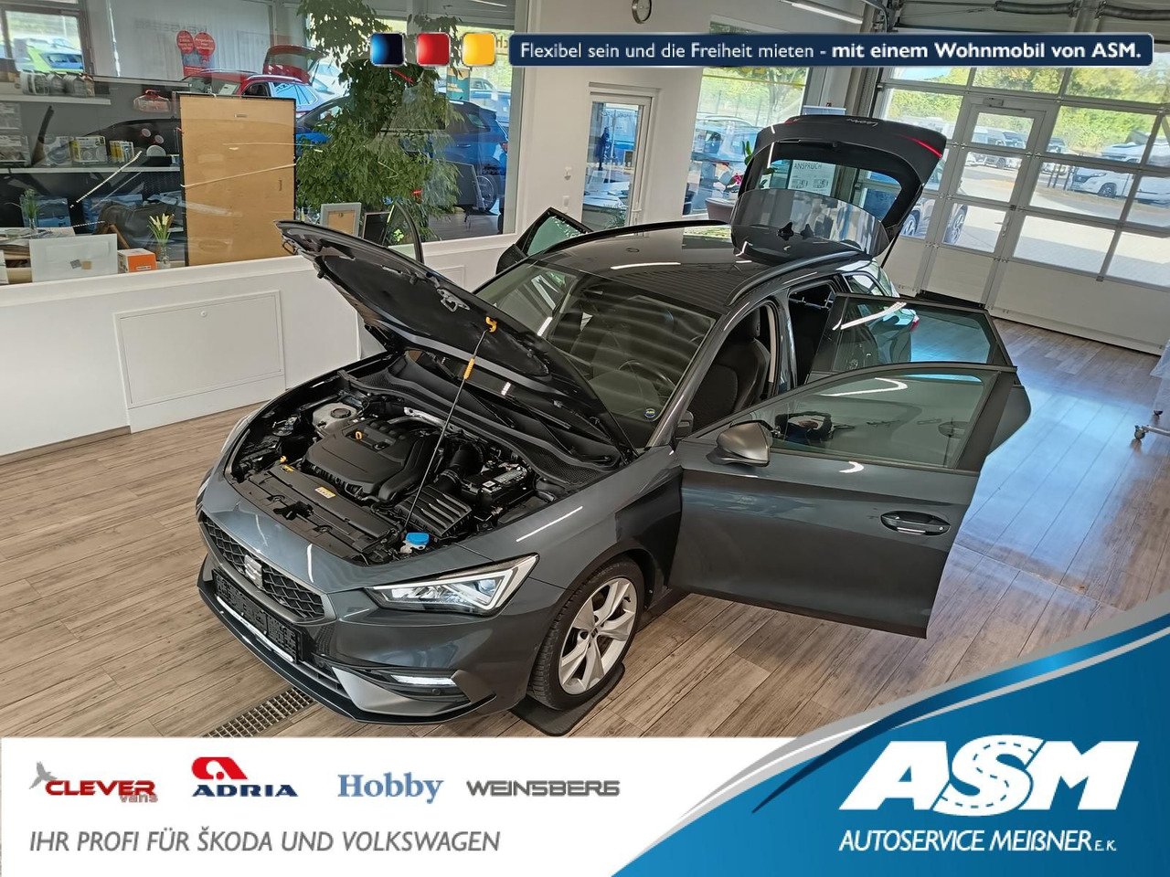 Seat Leon Sportstourer 1,5TSI FR*NAVI*LED*SOUND*R-KAM - Station wagon: picture 1 Seat Leon Sportstourer 1,5TSI FR*NAVI*LED*SOUND*R-KAM - Station wagon: picture 1