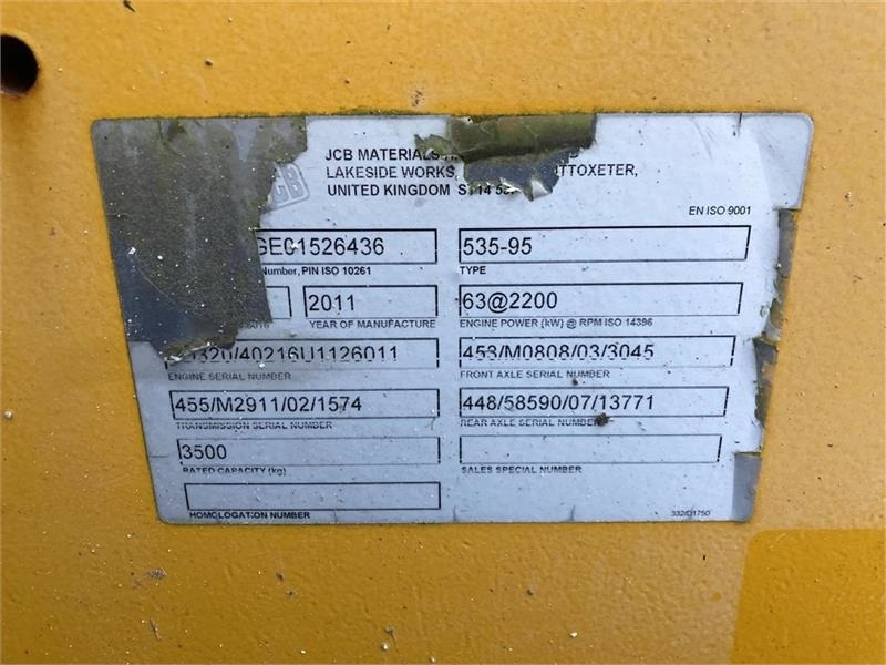 Leasing of JCB 535-95 Agri  JCB 535-95 Agri: picture 10