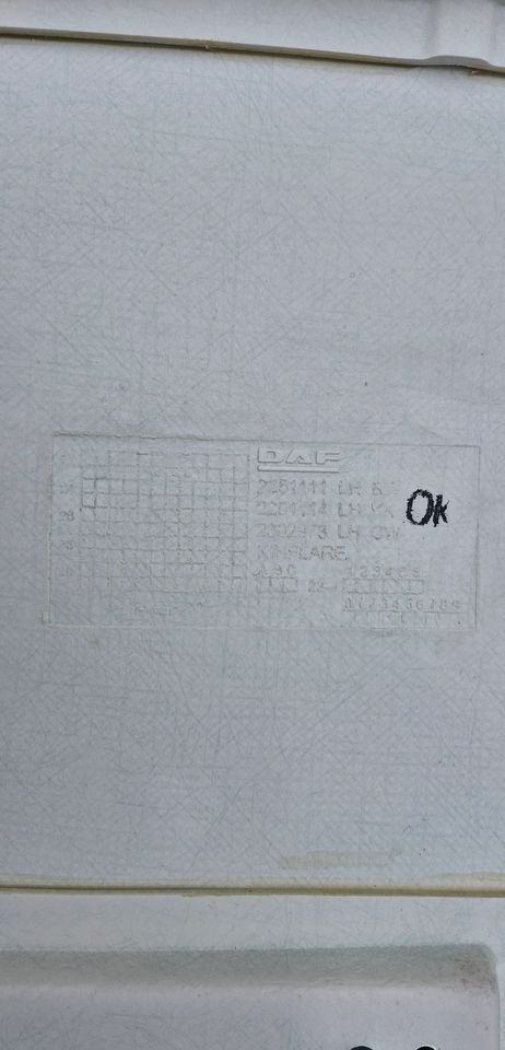 DAF XD NGD SPOILER OWIEWKA KLIN L/P NOWY 225111 225112 - Aerodynamics/ Spoiler for Truck: picture 3 DAF XD NGD SPOILER OWIEWKA KLIN L/P NOWY 225111 225112 - Aerodynamics/ Spoiler for Truck: picture 3