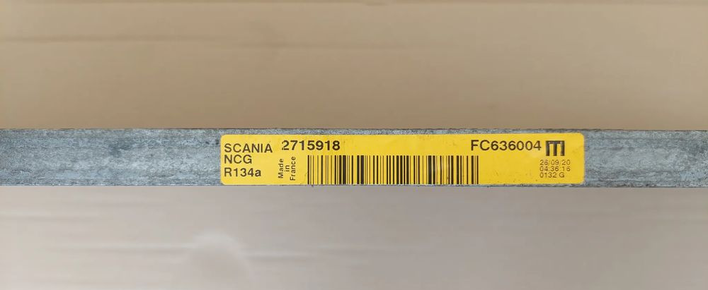 SCANIA R S CHŁODNICA KLIMATYZACJI 2715918 - Condenser for Truck: picture 2 SCANIA R S CHŁODNICA KLIMATYZACJI 2715918 - Condenser for Truck: picture 2