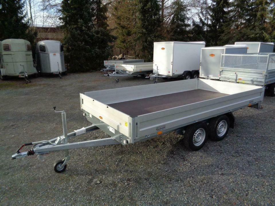 Böckmann HL-AL 4121/27 ECO PKW-Anhänger, 2,7to. Hochlader - Dropside/ Flatbed trailer: picture 1 Böckmann HL-AL 4121/27 ECO PKW-Anhänger, 2,7to. Hochlader - Dropside/ Flatbed trailer: picture 1